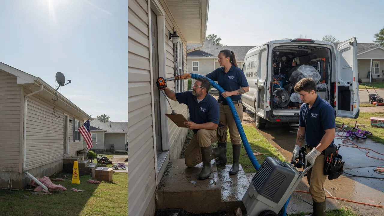 Ceiling Water Damage Restoration in Bon Aqua, TN near me